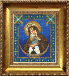 Набір для вишивання бісером Чарівна Мить Б-1013 "Ікона Божої Матері Остробрамська"