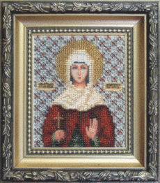 Набір для вишивання бісером Чарівна Мить Б-1027 "Ікона свята мучениця Наталія"