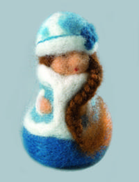 Набір для валяння іграшок Чарівна Мить В-173 "Снігуронька"