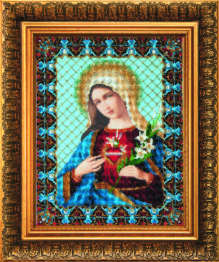 Набір для вишивання бісером Чарівна Мить Б-1232 "Ікона Непорочне Серце Марії"