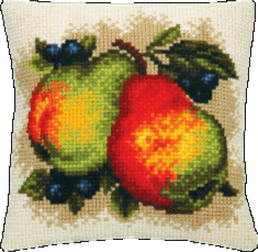 Набір для вишивання подушки хрестиком Чарівна Мить РТ-157 "Солодкі груші"