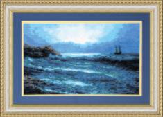 Набір для вишивання хрестиком Чарівна Мить №380 "Синє море"