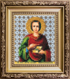 Набір для вишивання бісером Чарівна Мить Б-1169 "Ікона святий великомученик та целитель Пантелеймон"