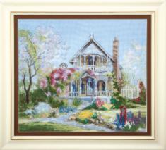Набір для часткової вишивки хрестом Чарівна Мить РК-066 "Квітучий сад"
