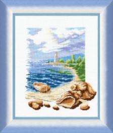 Набір для вишивання хрестиком Чарівна Мить №211 Триптих "Біля моря"