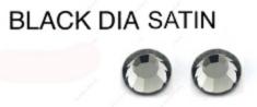 326SA BLACK DIA SATIN стразы DMC+ фольгированные