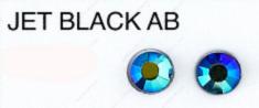 224AB JET BLACK AB стразы DMC+ термоклеевые