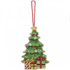 70-08898 Набір для вишивання хрестом DIMENSIONS Tree Christmas Ornament "Різдвяна прикраса Ялинка"