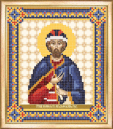СБІ-024 Схема для вишивання бісером "Іменна ікона святий благовірний князь Роман"