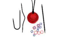 35016 В'язальні магнітні намистини (Cherry Berry) KnitPro