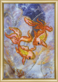 Набір картина стразами Чарівна Мить КС-027 "Золоті рибки"