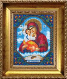 Набір для вишивання бісером Чарівна Мить Б-1006 "Ікона Божої Матері Почаєвська"