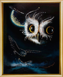 Набір картина стразами Чарівна Мить КС-042 "Нічний політ"