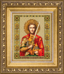 Набір картина стразами Чарівна Мить КС-107 "Ікона святого благоверного князя Александра Невського"