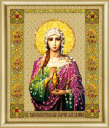 Набір картина стразами Чарівна Мить КС-115 "Ікона святої равноапостольної Марії-Магдалини"