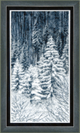 Набір для вишивання хрестиком Чарівна Мить М-173 "Зимовий ліс"
