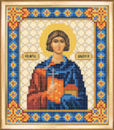 СБІ-055 Схема для вишивання бісером "Іменна ікона святий мученик Валерій"