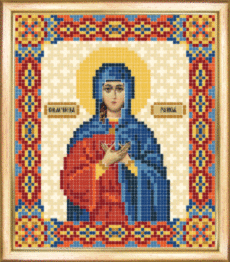 СБІ-080 Схема для вишивання бісером "Іменна ікона свята мучениця Раїса"