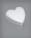 OSCACU Пенопластовая заготовка, шкатулка сердце 11см. Каталог товарів. Творчість. Пінопластове заготовлення (Італія)