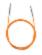 10634 Кабель Orange (Оранжевый) для создания круговых спиц длиной 80 см KnitPro. Каталог товарів. Вязання. Аксесуари KnitPro