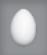 OUOV07U Пінопластове заготовлення, яйце 7*4.5см. Каталог товарів. Творчість. Пінопластове заготовлення (Італія)
