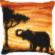 PN-0008643 Набор для вышивания крестом (подушка) Vervaco Elephant "Слон". Каталог товарів. Набори