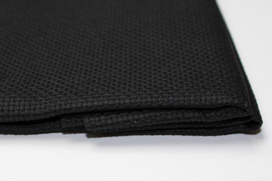 Канва для вышивания двойного кручения Арт.853 К5,5 черная, 100%% хлопок, ширина 150см. Каталог товарів. Вишивання/Шиття. Тканини