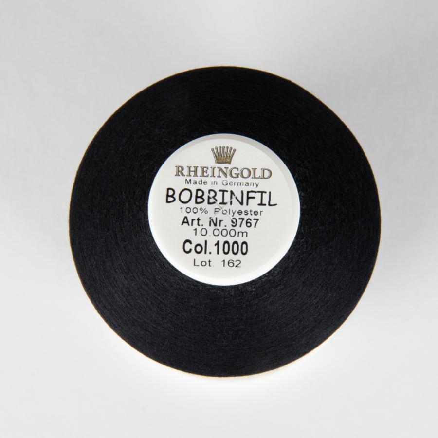 9767/1000 Нижняя нить BOBBINFIL №70, чёрный (schwarz), 10000м . Каталог товарів. Вишивання/Шиття. Продукція Madeira. Нитки