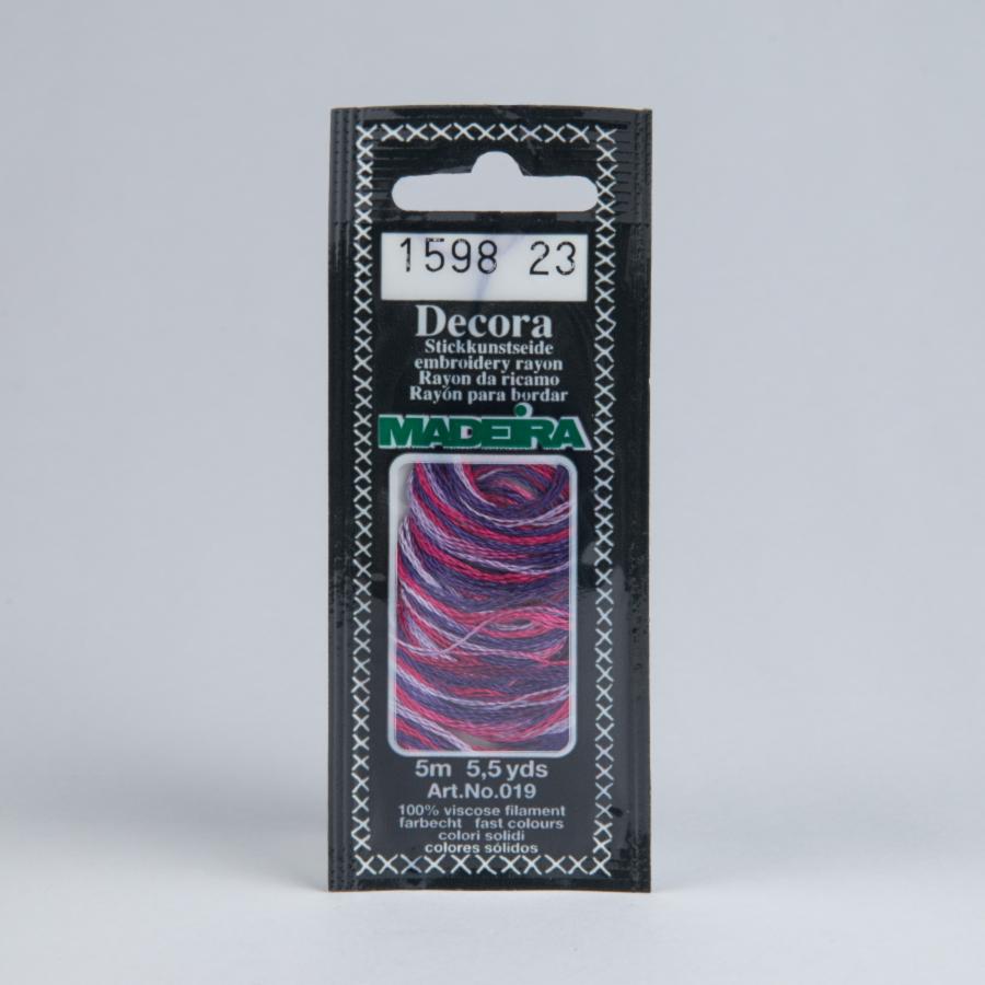 1598 Petunia Decora Madeira 5 m 4-х слойные филамент 100%% вискоза. Каталог товарів. Вишивання/Шиття. Продукція Madeira. Нитки