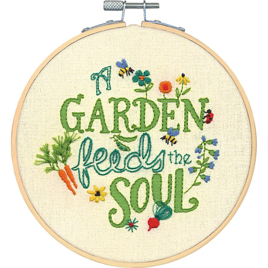 72-76295 Набор для вышивания гладью DIMENSIONS Garden Verse "Садовый стих". Каталог товарів. Набори