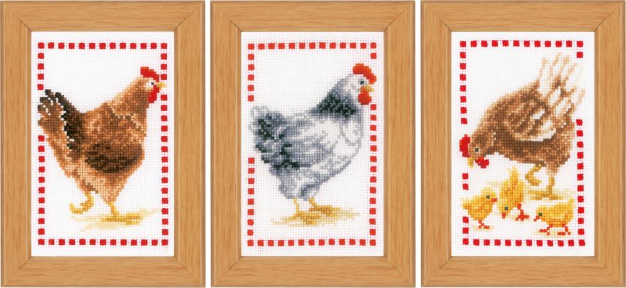 PN-0146565 Набор для вышивки крестом Vervaco "Цыплята". Каталог товарів. Набори
