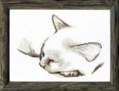  ВТ-071 Набір для вишивання хрестом Crystal Art Сплячий котик