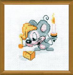 Набір для вишивання хрестиком Чарівна Мить №310 "Мишача радість"