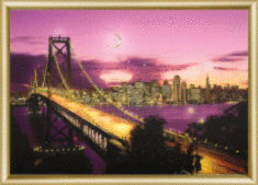 Готова картина стразами КС-043 "Сан-Франциско"