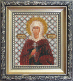 Набір для вишивання бісером Чарівна Мить Б-1080 "Ікона свята мучениця Лідія"