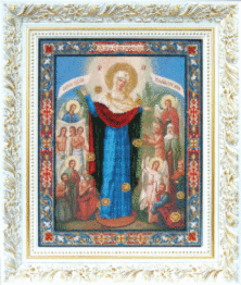 Набір для вишивання бісером Чарівна Мить Б-1103 "Ікона Божої Матері Усіх скорботних Радість"