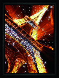 Набір картина стразами Crystal Art КС-1035 "Вогні Парижа"