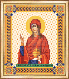 СБІ-015 Схема для вишивання бісером "Іменна ікона свята равноапостольна Мария-Магдалина"