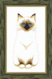 ВТ-109 Набір для вишивання хрестиком Crystal Art "Сіамський кіт"
