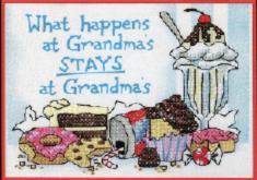65033 Набір для вишивання хрестом DIMENSIONS What Happens at Grandma's "Що відбувається у бабусі?"