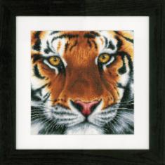 PN-0156010 Набір для вишивки хрестом LanArte Tiger "Тигр"
