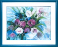 Набір для валяння картини Чарівна Мить В-199 "Ранкові тюльпани"