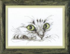 Набір для вишивання хрестиком Чарівна Мить М-267 "Погляд кота"