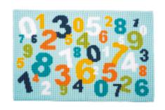 PN-0150971 Набор для вышивки крестом (коврик) Vervaco Numbers "Числа"