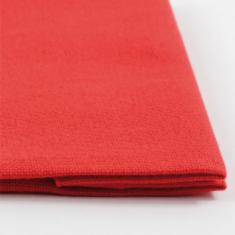 Тканина для вишивання (домоткане полотно №30), 9 червона, 48%% бавовна,52%% п/е (50х50см), Коломия