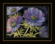 PN-0168608 Набор для вышивки крестом LanArte Lilac Lake "Лиловые цветы"