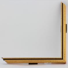 Рамка стандартная без стекла, цвет золото с золотом, размер 21х21 