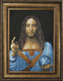 Набір для вишивання хрестиком Чарівна Мить М-327 За мотивами Леонардо да Вінчі "Спаситель світу"
