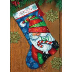 71-09154 Набір для вишивання (гобелен) DIMENSIONS Sweet Santa. Stocking "Солодкий Санта. Панчоха"