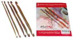 20730 Набір дерев'яних двосторонніх крючків для в'язання Symfonie Wood KnitPro